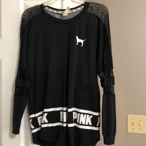 Long sleeve netted victoria secret Pink